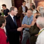 Minister for Agriculture Food & Marine Simon Coveney is pictured chatting with delagates during his visit to the ICAR 2012 Conference, hosted by the ICBF in the Rochestown Hotel in Cork.
PIC: DOL