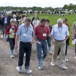 A general view of one of the groups of delagates that visited the dairy farm of John O' Sullivan, Lisduff, Whitechurch, Co. Cork as part of the ICAR 2012 Conference which was held in Cork and hosted by the ICBF.
PIC: DOL