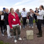 John O' Sullivan speaks to one of the groups of delagates that visited his dairy farm at Lisduff, Whitechurch, Co. Cork as part of the ICAR 2012 Conference which was held in Cork and hosted by the ICBF.
PIC: DOL