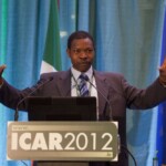 Dr Victor Olori, Aviagen UK is pictured listening to questions from the audience at the ICAR 2012 Conference, hosted by the ICBF in Cork.
PIC: DOL